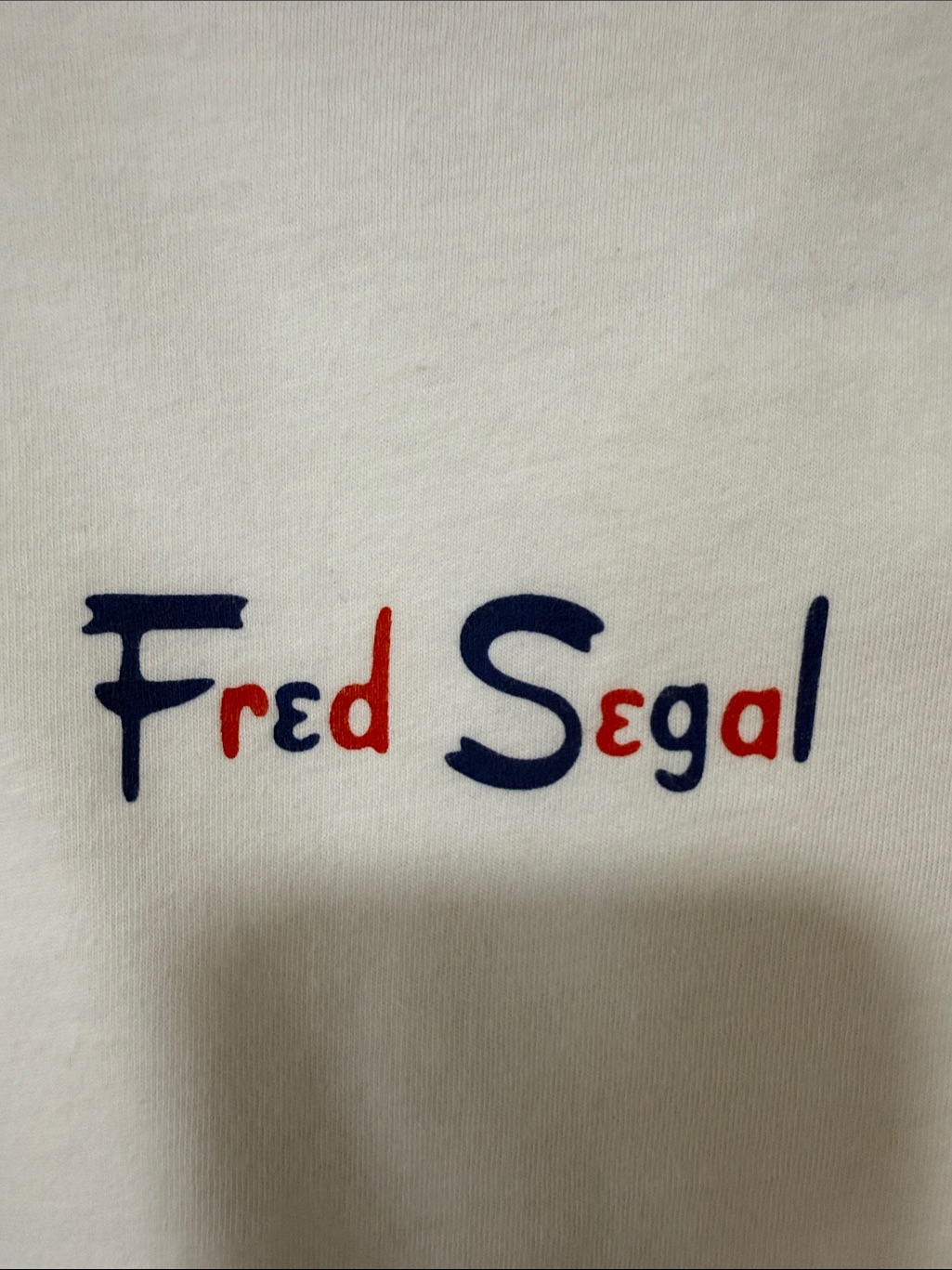 Women's Fred Segal White Short Sleeve Logo Tee Sz M — image 3 of 6